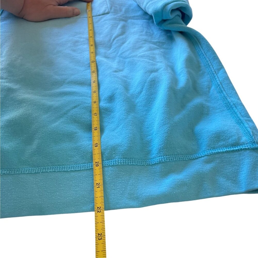 Vintage Y2K Hollister 1922 Blue Graphic Hoodie SZ L - Picture 4 of 7